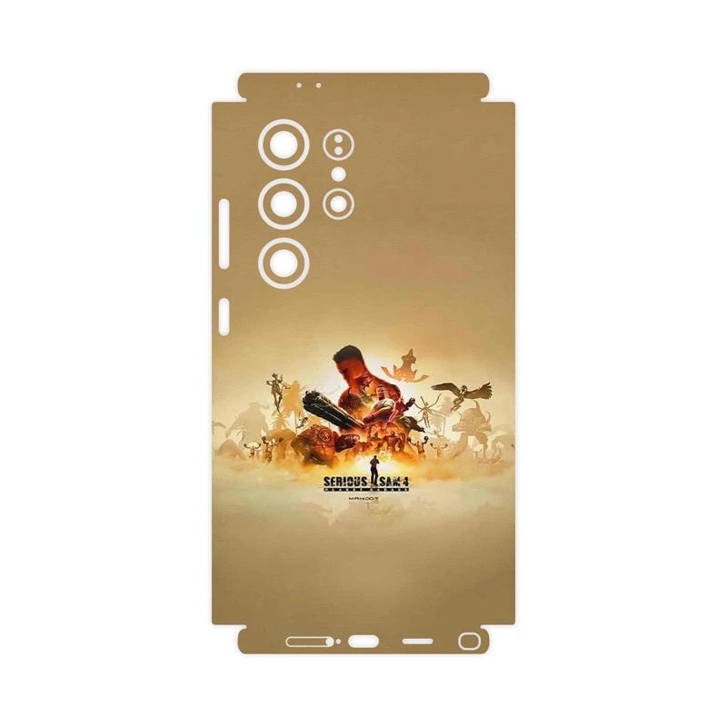 برچسب پوششی ماهوت مدل Serious Sam Game Series-FullSkin مناسب برای گوشی موبایل سامسونگ Galaxy S24 Ultra