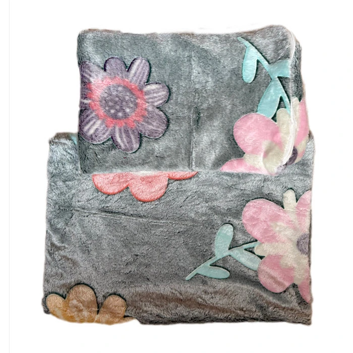 رو بالشی مدل شبنما گلدار کد 02 سایز 50*70 سانتی متر مجموعه دو عددی