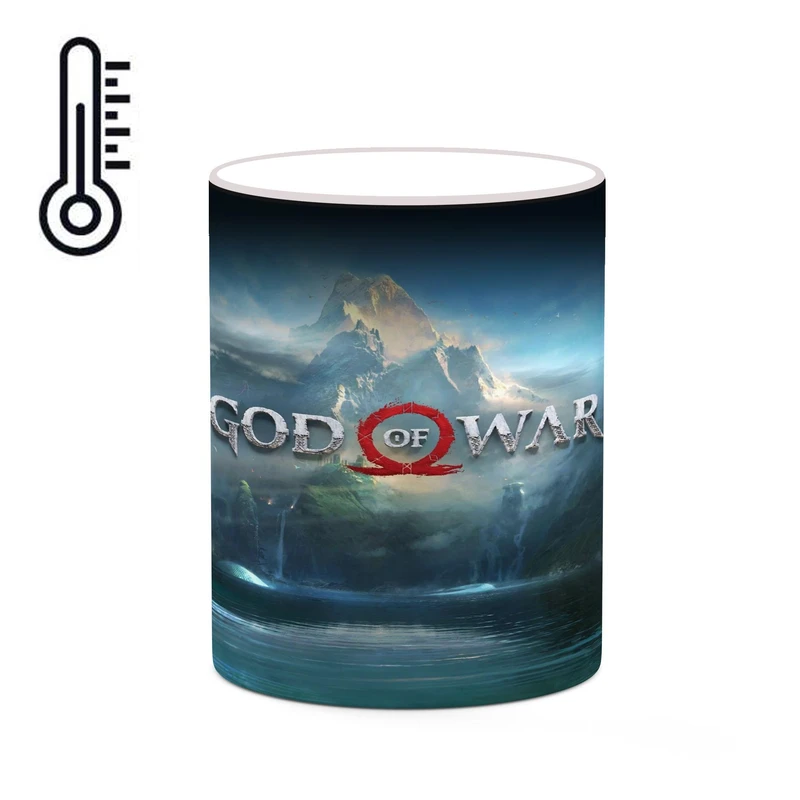 ماگ حرارتی کاکتی طرح گاد آف وار God Of War مدل mgh40641