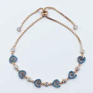 دستبند نقره زنانه سلین کالا مدل قلب ce-As112