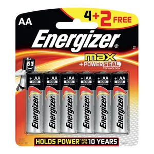 باتری قلمی انرجایزر مدل maX POWER SEAL بسته 6 عددی 
