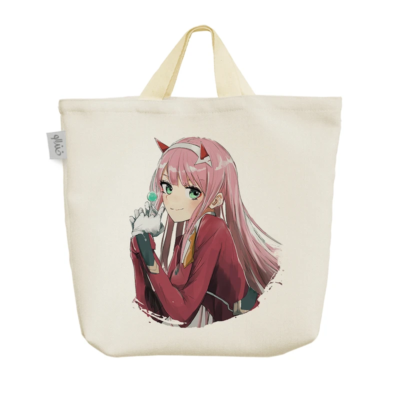 ساک خرید خندالو مدل زیروتو انیمه دارلینگ در فرنکس کد 951