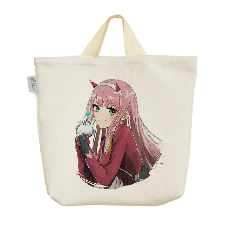 ساک خرید خندالو مدل زیروتو انیمه دارلینگ در فرنکس کد 951