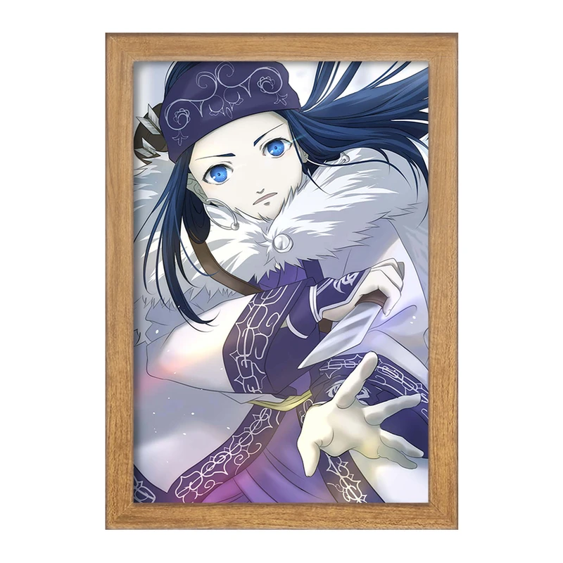 تابلو خندالو مدل اسیرپا انیمه کامویی طلایی Golden Kamuy کد 23718