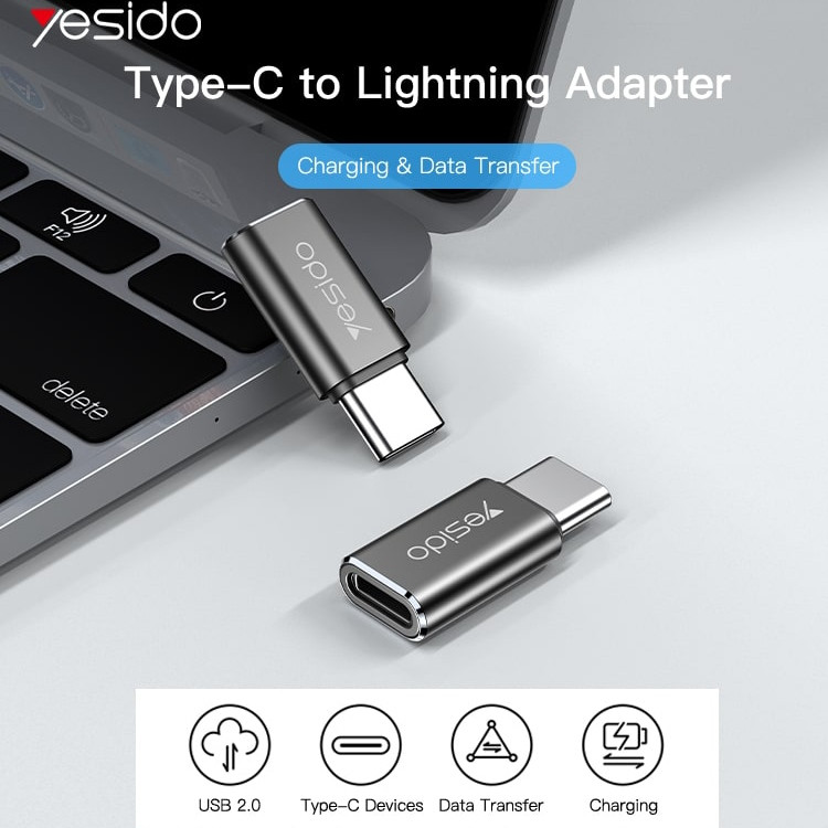 مبدل لایتنینگ به USB-C یسیدو مدل GS22