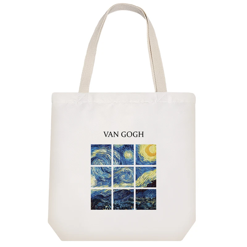 ساک خرید خندالو مدل شب پر ستاره ونگوگ کد 3047