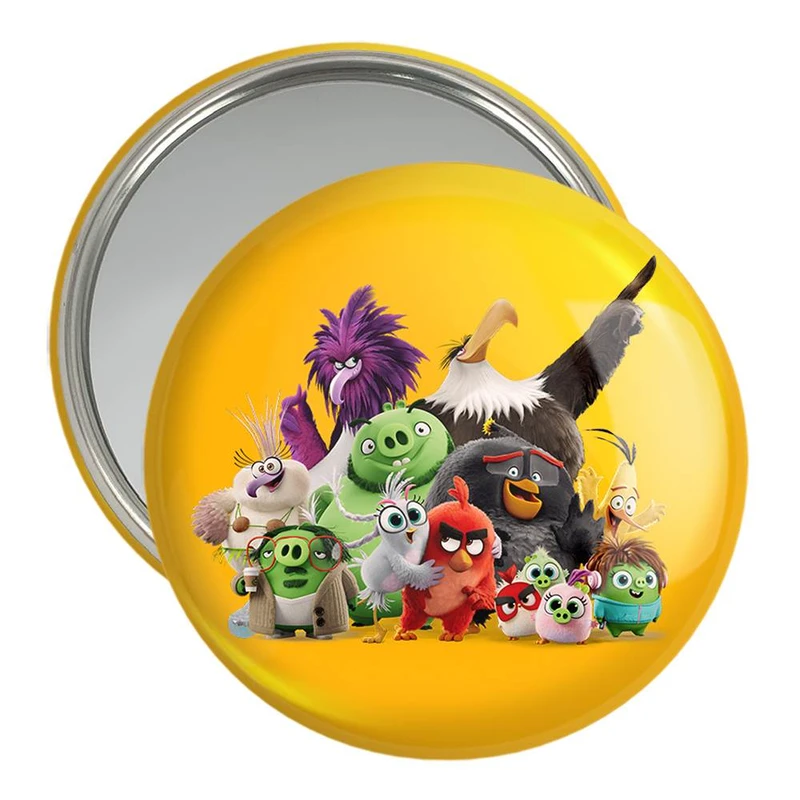 آینه جیبی خندالو مدل پرندگان خشمگین Angry Birds  کد 13860