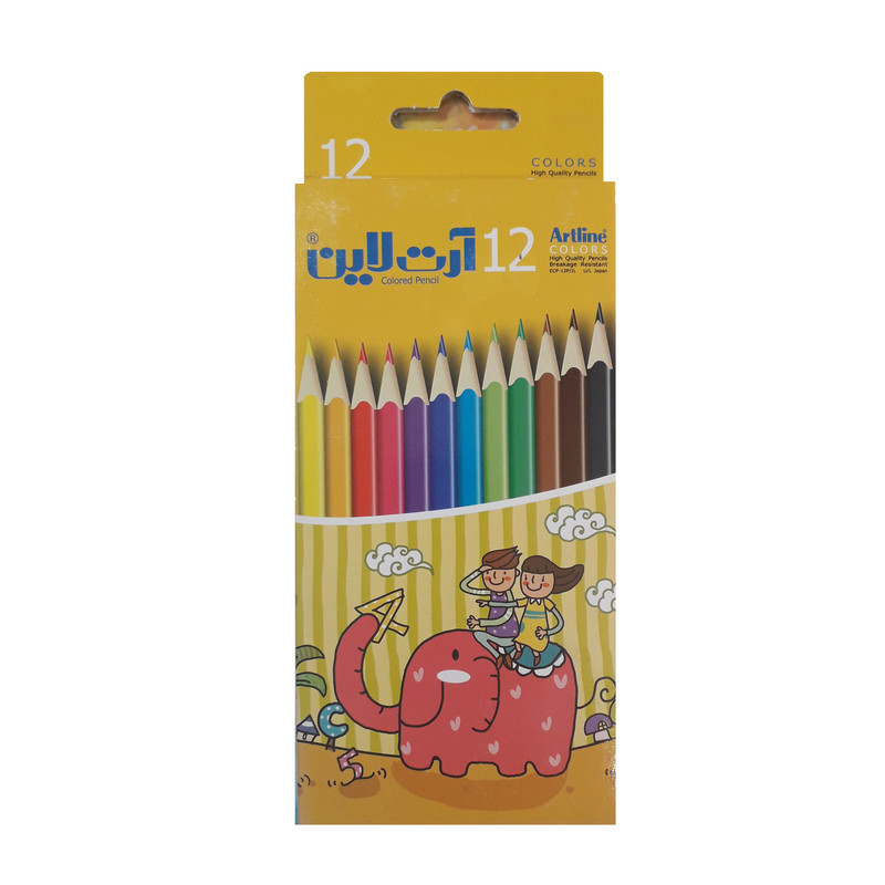مداد رنگی 12 رنگ آرت لاین مدل 12 کد 007