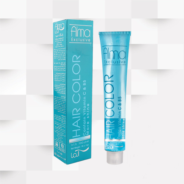 رنگ مو آلما شماره 7.19 حجم 100 میلی لیتر رنگ دودی بنفش