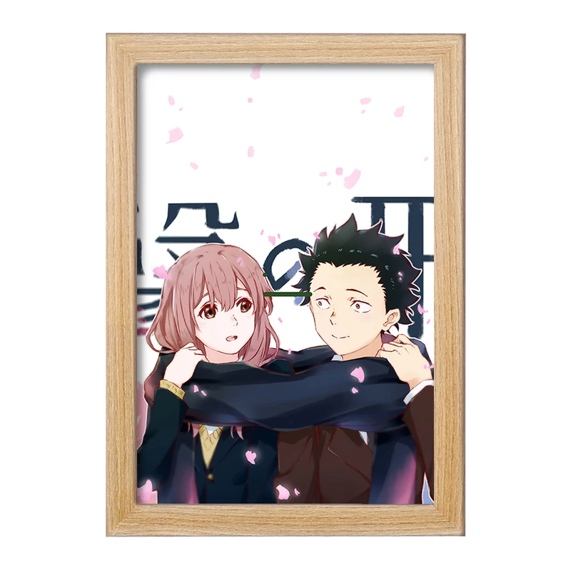 تابلو خندالو مدل شوکو نیشیمیا و شویا ایشیدا انیمه سایلنت ویس A Silent Voice  کد 15799