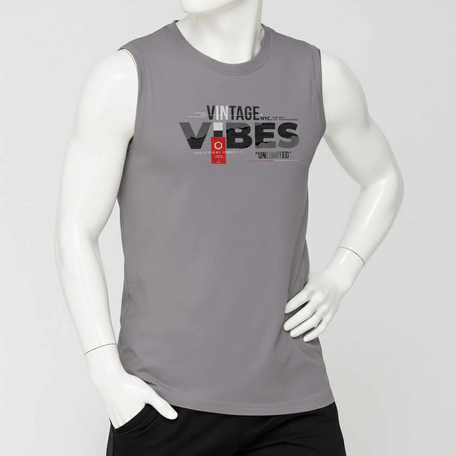 تاپ مردانه موها فیتنس مدل 2538 - VIBE -  - 8