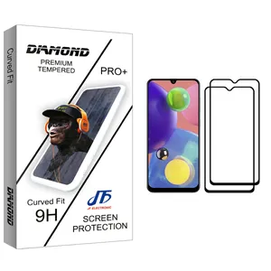 JF Diamond glass Screen Protector For Samsung Galaxy A70s Pack Of 2