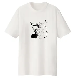 تی شرت لانگ آستین کوتاه
 زنانه مدل موسیقی کد LL79 S