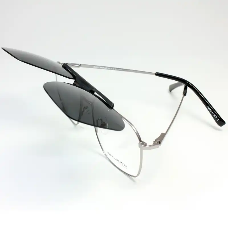 فریم عینک طبی گلکسی مدل 70153 به همراه کاور آفتابی