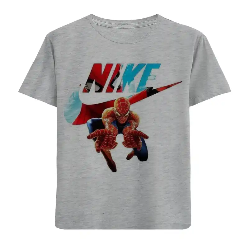 تی شرت آستین کوتاه بچگانه مدل مردعنکبوتی F674