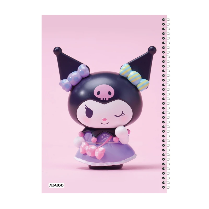 دفتر مشق 50 برگ آلبالو طرح کورومی فانتزی کد 2257