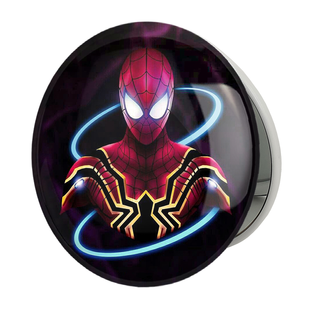 آینه جیبی خندالو طرح مرد عنکبوتی Spider Man مدل تاشو کد 13179 