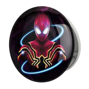 آینه جیبی خندالو طرح مرد عنکبوتی Spider Man مدل تاشو کد 13179 