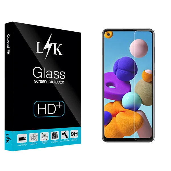 محافظ صفحه نمایش ال کی مدل +LITE مناسب برای گوشی موبایل سامسونگ Galaxy A21s