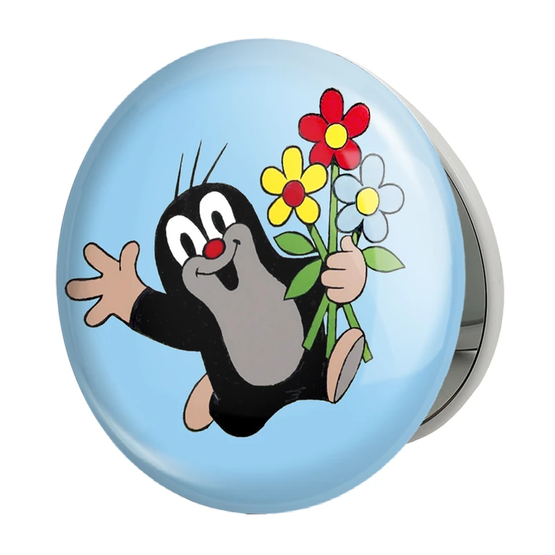 آینه جیبی خندالو طرح نوستالژی مدل تاشو کد 29137