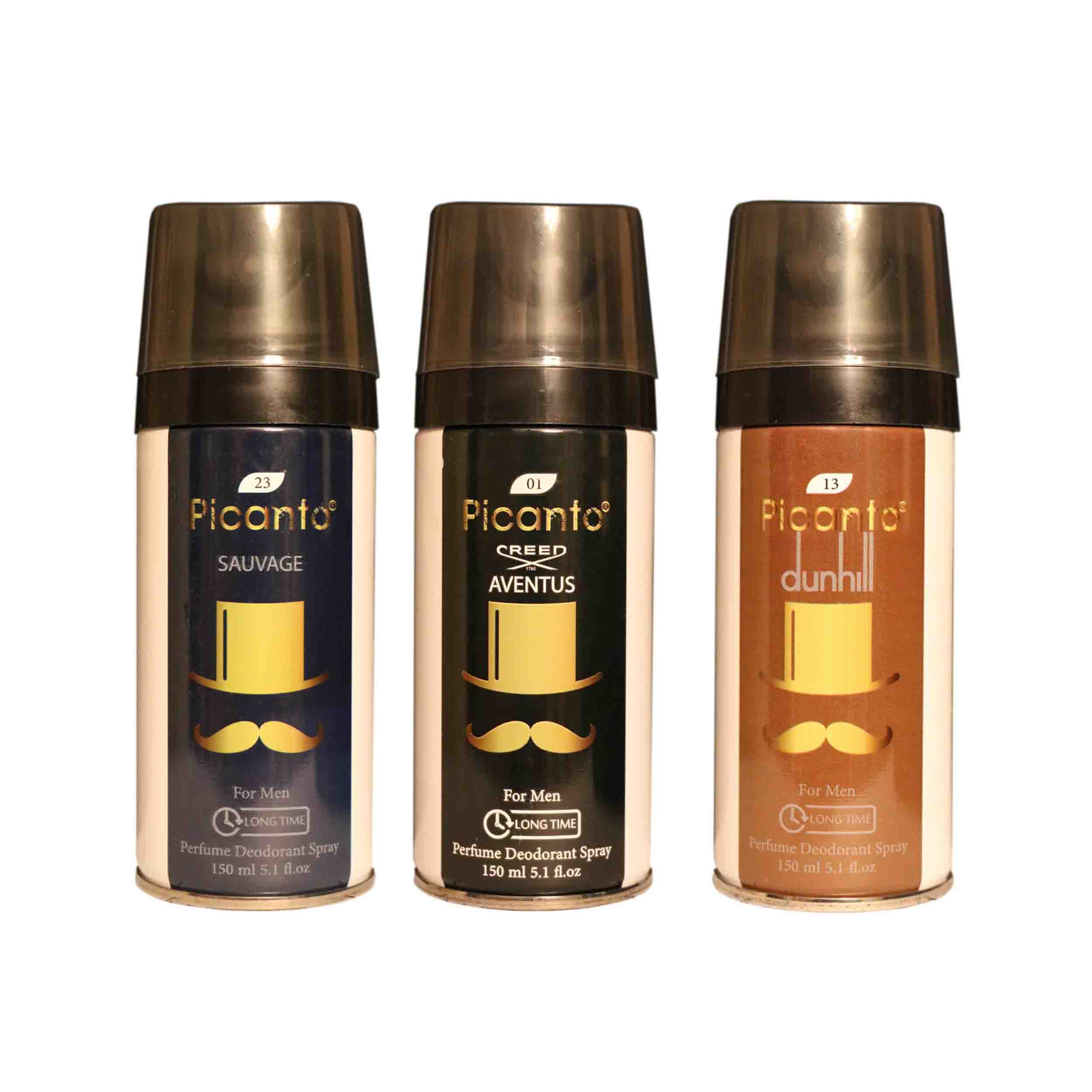 اسپری خوشبو کننده بدن مردانه پیکانتو مدل P26 حجم 150 میلی لیتر مجموعه 3 عددی