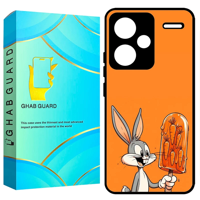 کاور قاب گارد طرح خرگوش مدل GCHPN13PL مناسب برای گوشی موبایل شیائومی Redmi Note 13 Pro Plus