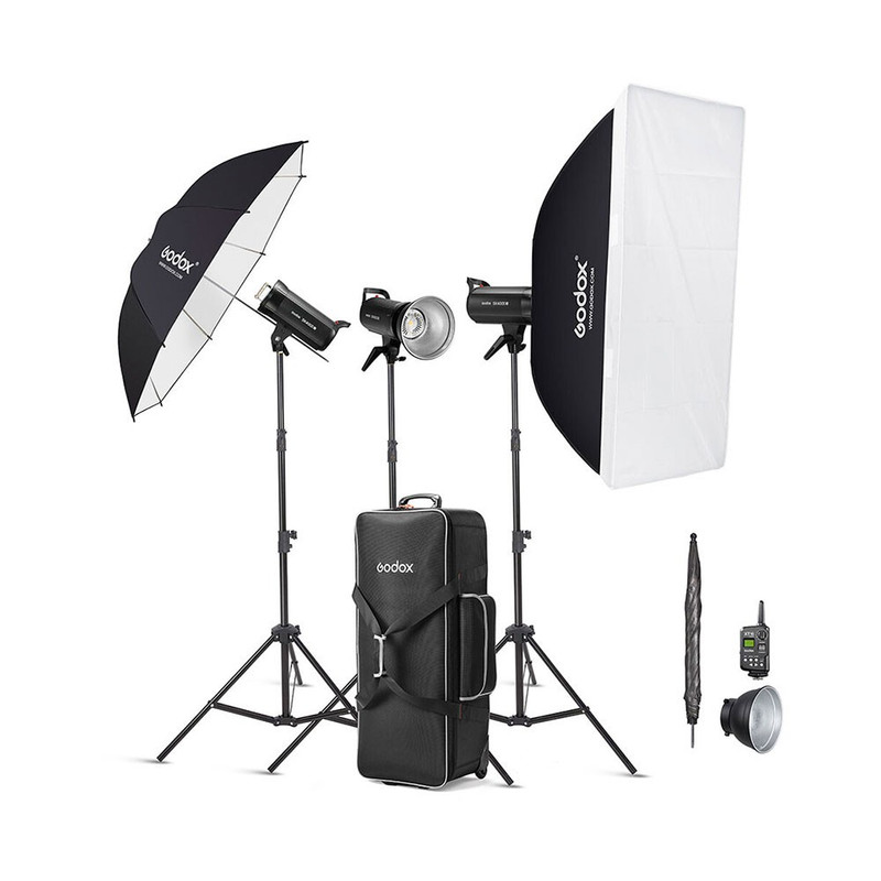 کیت فلاش استودیویی سه شاخه گودکس مدل SK400II-V