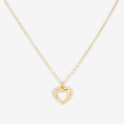 گردنبند طلا 18 عیار زنانه با زنجیر حلقه‌ای (فلامینگو) مطیع ها مدل MK607