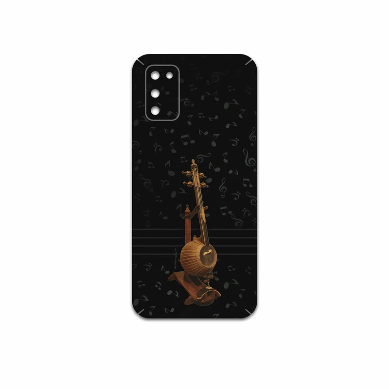 برچسب پوششی ماهوت مدل Persian Fiddle Instrument مناسب برای گوشی موبایل سامسونگ Galaxy A02S