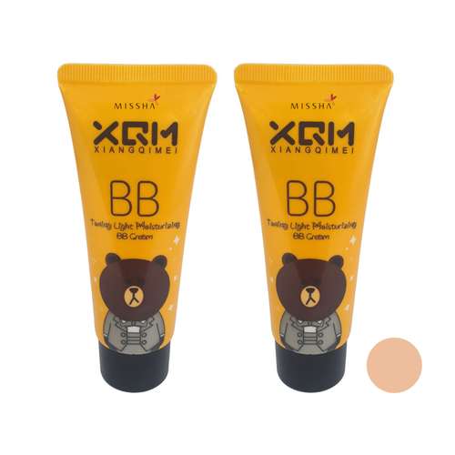 کرم پودر BB میشا مدل Moisturing حجم 65 میلی لیتر مجموعه 2 عددی