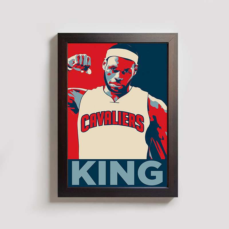 تابلو مدل بسکتبال لبرون جیمز lebron james NBA BR075 تابلو مدل بسکتبال لبرون جیمز lebron james NBA BR075