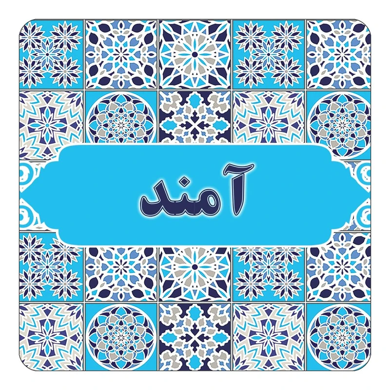 مگنت کاکتی طرح اسم آمند مدل اسلیمی کد mg19760