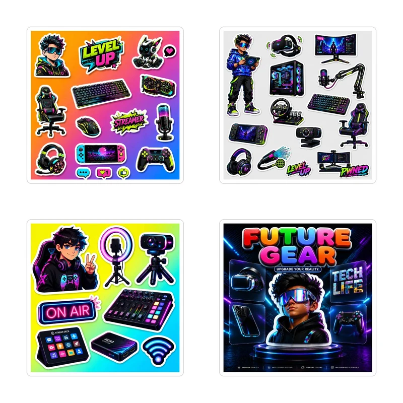برچسب مدل Streamer کد ۱۰۵ بسته ۴ عددی