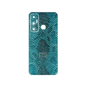 MAHOOT Blue Snake Skin Cover Sticker for Infinix Hot 11