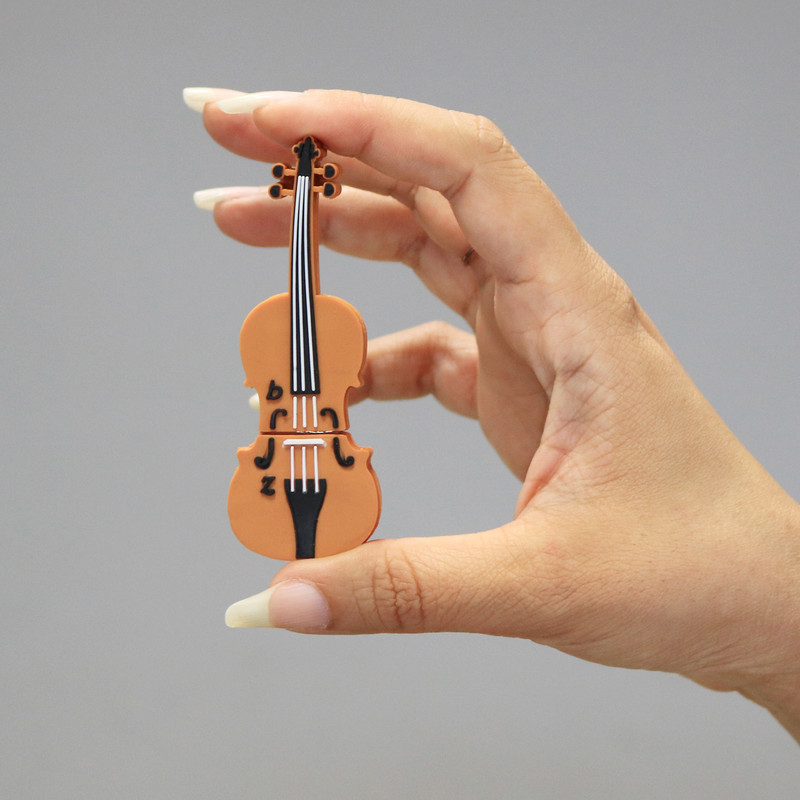 فلش مموری طرح ویولون مدل Ul-PVC-Violin03 ظرفیت 8 گیگابایت