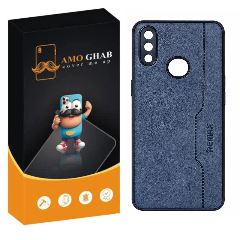 کاور عمو قاب مدل چرم RMX مناسب برای گوشی موبایل سامسونگ Galaxy A10s