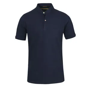 پولوشرت آستین کوتاه مردانه کروم مدل mao collar 2312319