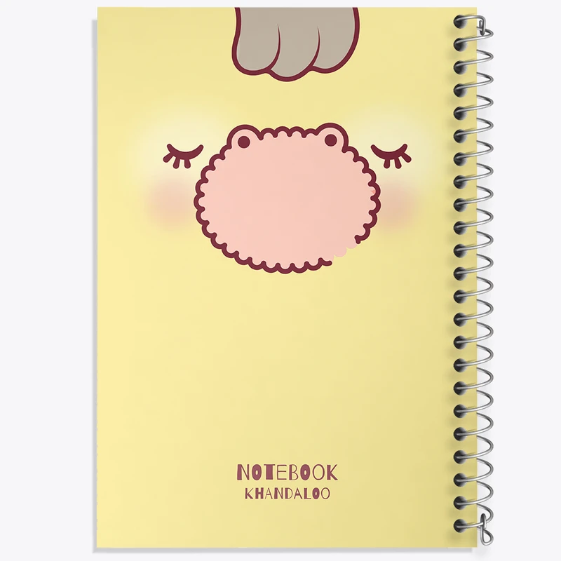 دفتر لیست خرید 50 برگ خندالو طرح لاما کیوت کد N1563