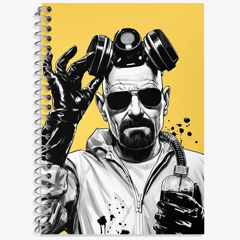 دفتر نت موسیقی 50 برگ خندالو طرح بریکینگ بد (Breaking Bad) کد N4972