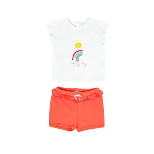 ست تی شرت و شلوارک دخترانه زد وای مدل R-7062345