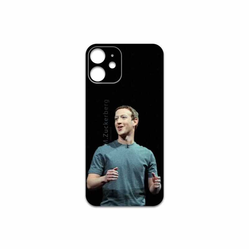 برچسب پوششی ماهوت مدل Mark Zuckerberg مناسب برای گوشی موبایل اپل iPhone 12 mini