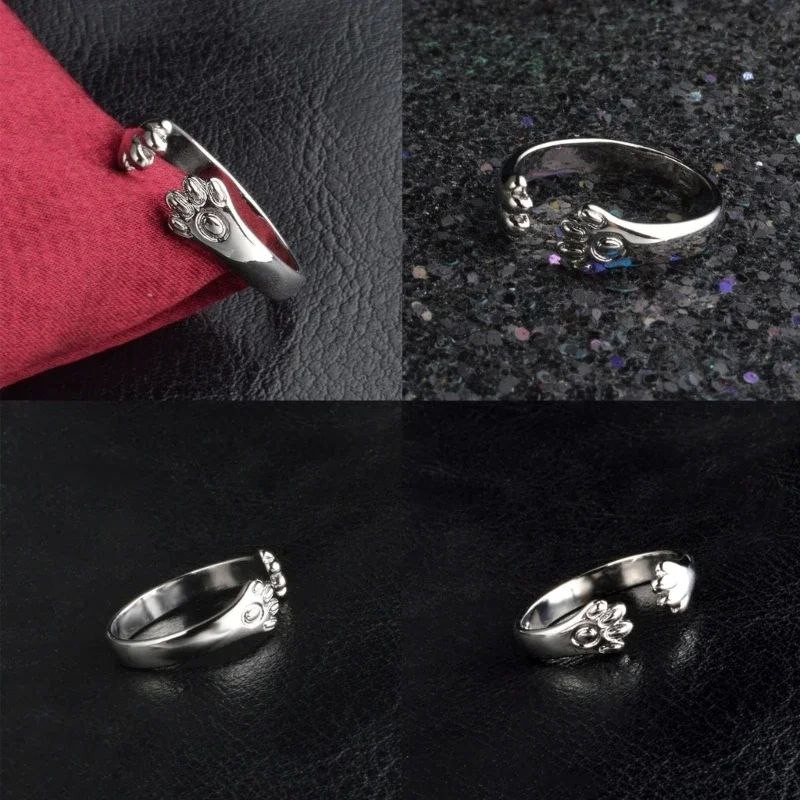 انگشتر دخترانه مدل پنجه گربه انگشتر دخترانه مدل پنجه گربه