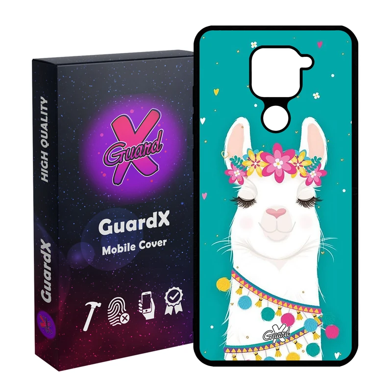 کاور گارد ایکس طرح Llama مدل Glass10017 مناسب برای گوشی موبایل شیائومی Redmi Note 9