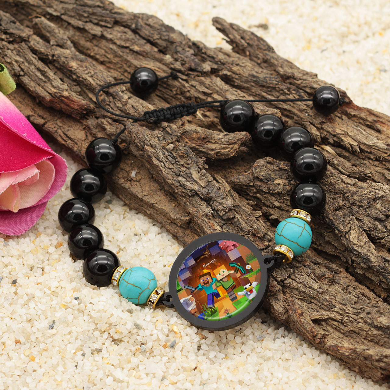 دستبند زنانه ناکسیگو مدل ماینکرفت کد BR6886 دستبند زنانه ناکسیگو مدل ماینکرفت کد BR6886