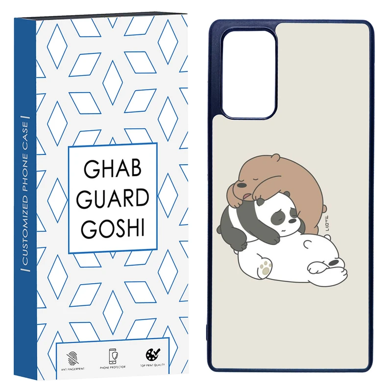 کاور قاب گارد گوشی طرح سه خرس کله پوک کد TPU-274 مناسب برای گوشی موبایل سامسونگ Galaxy Note 20  