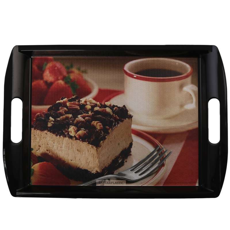 سینی برتر پلاستیک طرح کیک کد PJ-108180