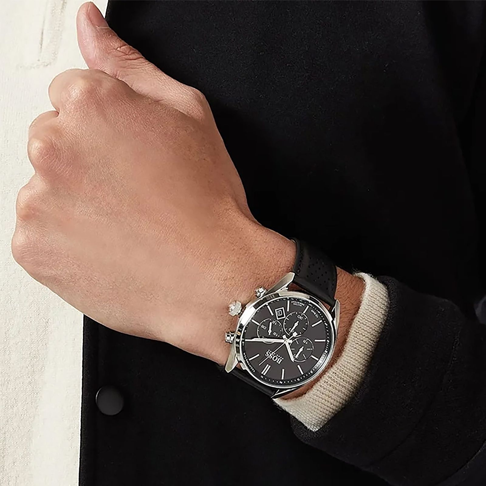 ساعت مچی عقربهای کوارتز مردانه هوگو باس مدل b1513816 - - 7