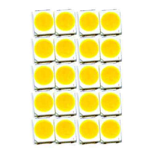 چیپ ال ای دی 1 وات مدل LED 2835-W SMD بسته 20 عددی