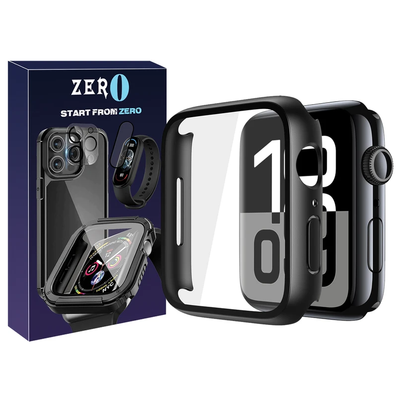 کاور زیرو مدل ZR-360 مناسب برای اپل واچ سری 10 سایز 46 میلیمتری به همراه محافظ صفحه نمایش