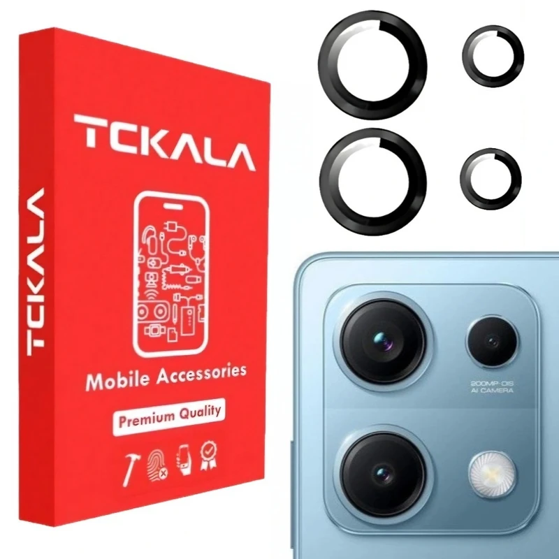 محافظ لنز دوربین فلزی تیسیکالا مدل Metal مناسب برای گوشی موبایل شیائومی Redmi Note 14s